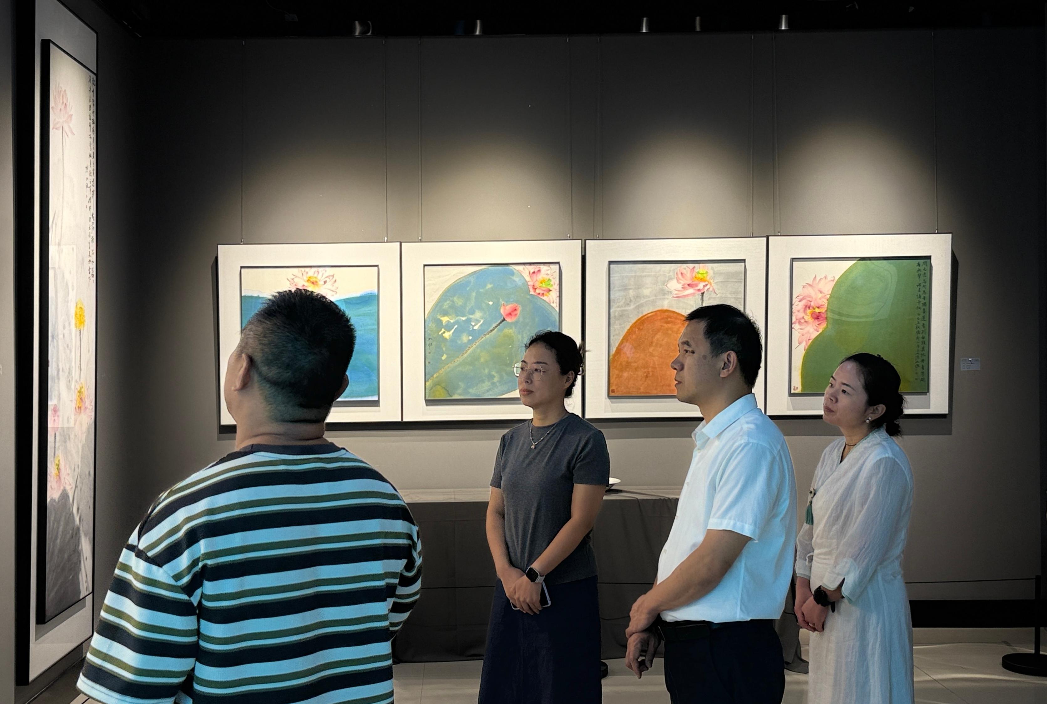水墨丹青绘就时代华章——我校教师中国画联展在宁德市艺术馆展出-宁德师范学院